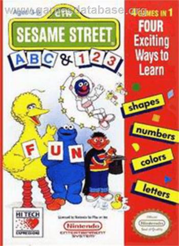 Cover Sesame Street 123 - ABC for NES